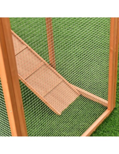 rampa Gallinero caseta de madera para gallinas Lyon