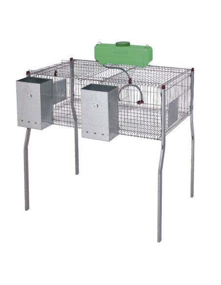 Jaula para Conejos Penta 2 suelo metálico