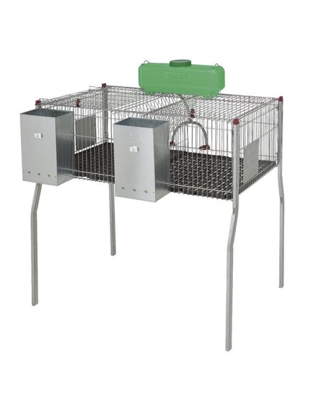 Jaula para Conejos Penta 2 suelo plástico