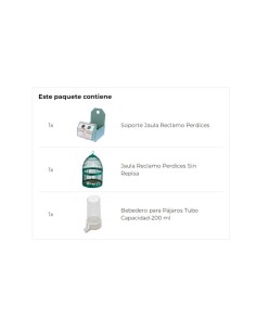 Jaula perdices de reclamo con repisa 2
