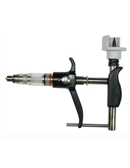 Jeringa de vacunación veterinaria