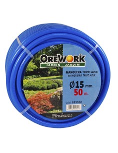 Manguera PVC 3 capas Trico Azul Orework con kit de riego 2