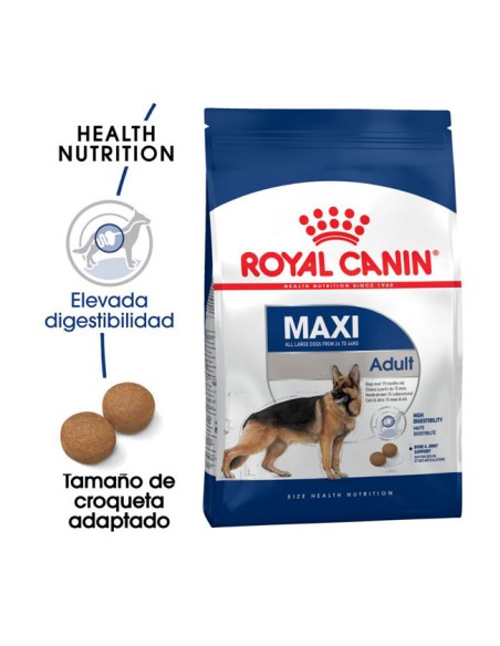 beneficios Maxi Adult Royal Canin pienso perros adultos