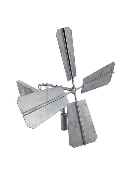 Molino Veleta Espantapájaros Metálico
