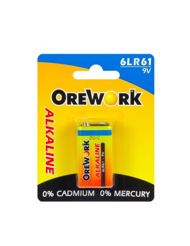 Pila Alcalina 6LR61 9v Orework