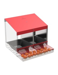 Ponedero para Gallinas 2 departamentos 2