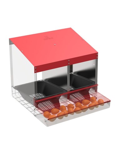 interior Ponedero para Gallinas 2 departamentos