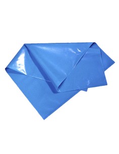 Saco Vendimia Plástico Azul