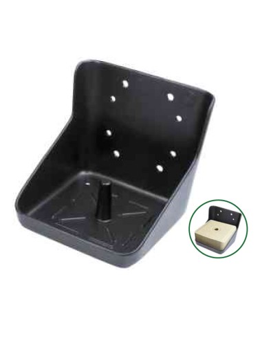 Soporte plástico para colocar piedra de sal caballos