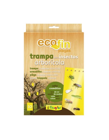 Trampa insectos arborícola en tiras Flower Guiralsa