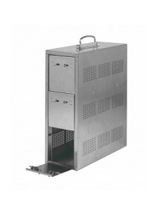 Transportín para hurones de 3 departamentos metálico