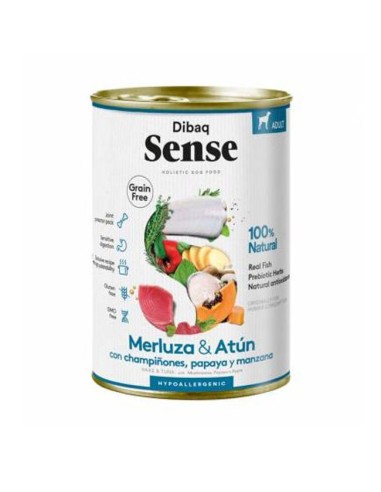 Lata Merluza y Atún Dibaq Sense 380gr.