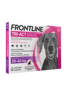 Antiparasitario Frontline Tri Act Perros 20 a 40kg pipetas Guiralsa