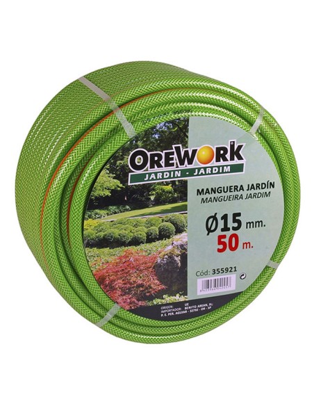 Manguera PVC verde 3 capas jardín Orework sin kit de riego