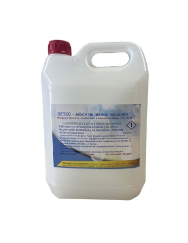 jabón de manos nacarado Soltec 5L