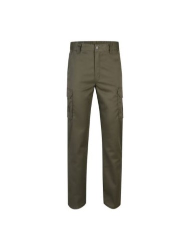 Pantalón de trabajo multibolsillos Stretch 103002S verde