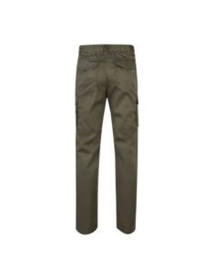 Pantalón de trabajo multibolsillos Stretch 103002S verde 2