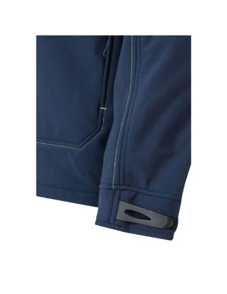puño Cazadora Soft Shell Bicolor modelo 206001 Azul Marino - Flúor