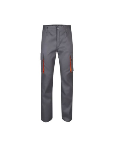 Pantalón de Trabajo Bicolor 103004 Velilla gris/ naranja