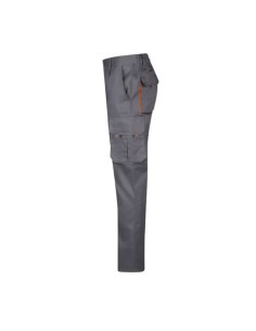 Pantalón de Trabajo Bicolor 103004 Velilla gris/ naranja 2