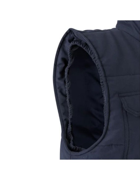 manga detalle Chaleco Acolchado Multibolsillos modelo 108 Velilla azul navy
