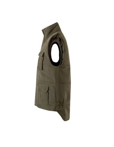 perfil Chaleco Acolchado Multibolsillos modelo 108 Velilla verde caza