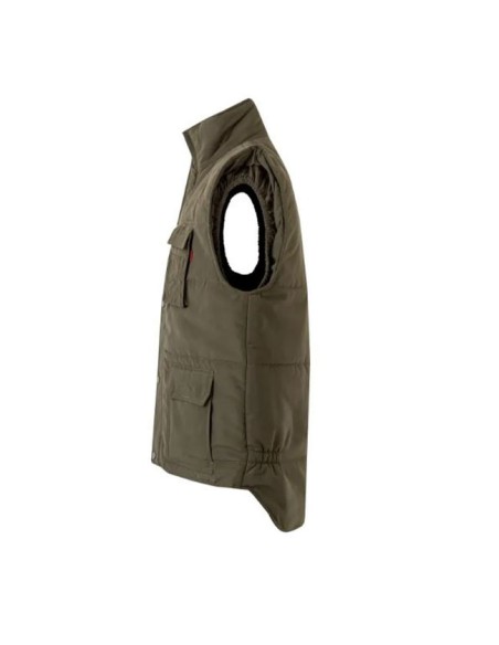 perfil Chaleco Acolchado Multibolsillos modelo 108 Velilla verde caza