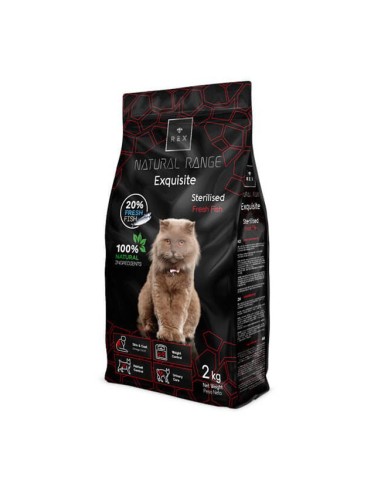 Alimento para gatos adultos Natural Range Sterilized