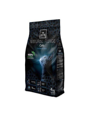 saco pienso gatos adultos Natural Range Chicken and Rice 4kg.