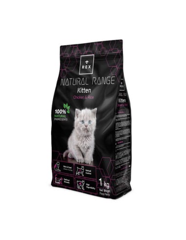 Pienso para gatitos Kitten Chicken and Rice de Rex Natural Range 1 kg