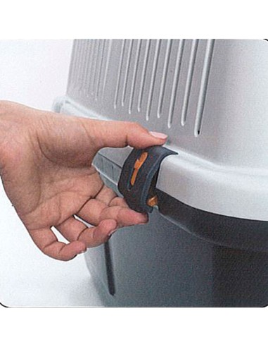 detalle cierre trasportín Copele perros y gatos