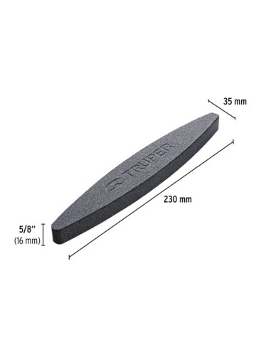 medidas Piedra de Afilar Guadaña Grano 120 Truper