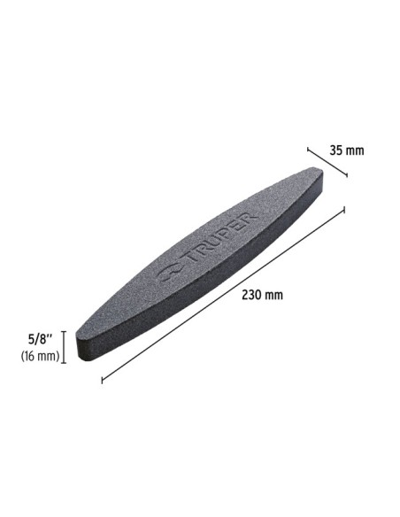 medidas Piedra de Afilar Guadaña Grano 120 Truper