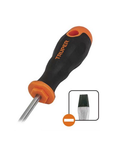 mango Destornillador boca plana 3/16"x4"