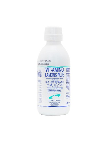 Vit-Amino Plus Aminoácidos para Aves Porcino Ovino Caprino Equino y Conejos