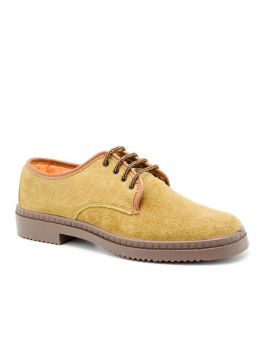 Zapatillas con cordones postigo color Tabaco modelo 550