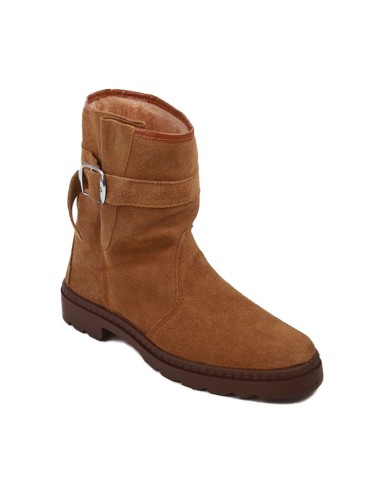 Botas lisas con hebilla e interior de borreguito para construcción