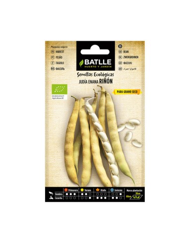 Semillas Ecológicas Judía Enana Riñón Batlle 1,5gr