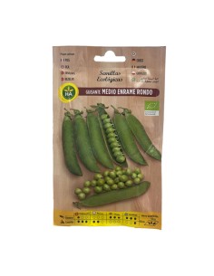 Semillas Ecológicas Guisante Rondo Medio Enrame sobre