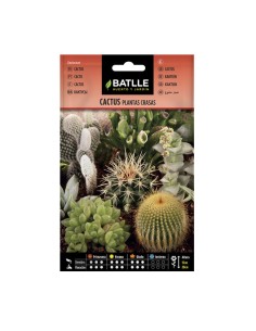 Semillas Cactus Plantas Crasas sobre 0,4gr BATLLE