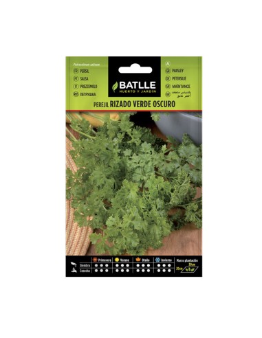 Semillas Perejil Rizado Verde Oscuro sobre BATLLE