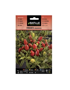 Semillas Pimiento Ornamental Batlle sobre 1,25gr.
