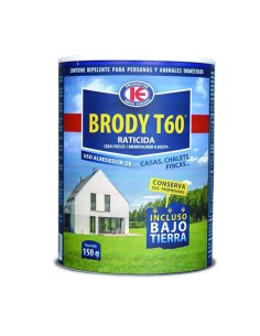 Raticida Topicida Cebo Fresco Brody T60 150gr