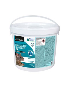 Rodenticida Rasquim Cebo Bloque BF parafinado