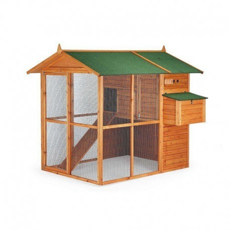 Jaula Gallinero Madera Modelo Bruselas