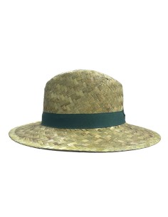 Sombrero Paja rústico Cinta Verde