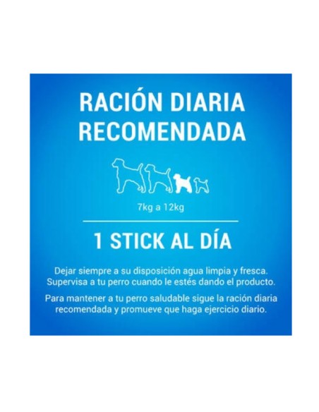 ración recomendada Barritas Dentalife Purina Perros Pequeños
