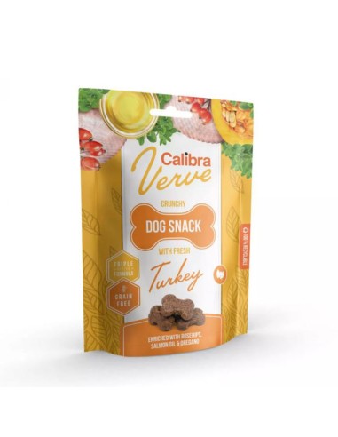 Snack Semihúmedo de Pavo para Perros Calibra Verve 150gr.