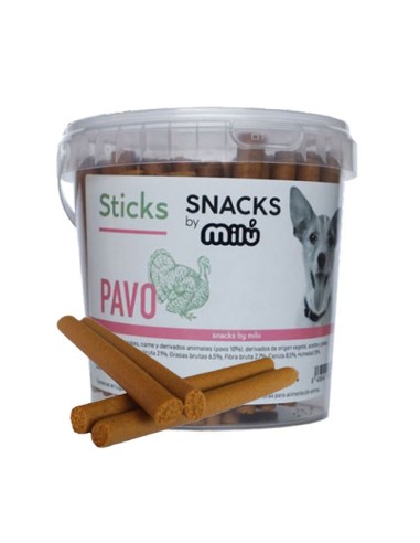 Sticks de Pavo para Perros Milú 900gr.