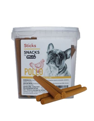 Sticks de Pollo para Perros Milú 900gr.